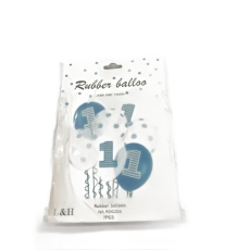 BALONY NIEBIESKI PIERWSZE URODZINY GARDEN PARTY-3755