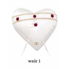 Poduszka atłasowa serce-8381