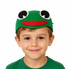 CZAPKA ŻABKA ROPUCHA ŻABA ZIELONA STAW PŁAZ-5637