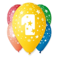 BALON Z NADRUKIEM CYFRY