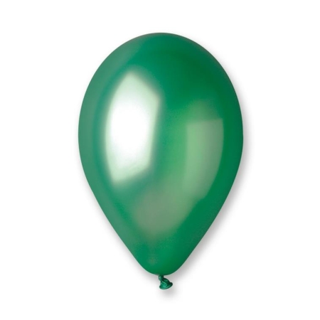 BALON ZIELONY 100szt.METALIZOWANY URODZINY PARTY