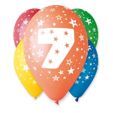 BALON Z NADRUKIEM CYFRY