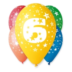 BALON Z NADRUKIEM CYFRY