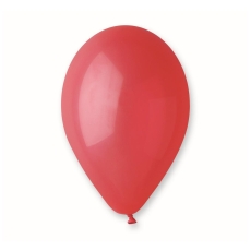 Balon G90 pastel 10" - czerwony 45"/100szt