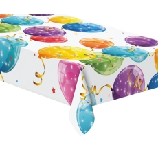 OBRUS PLASTIKOWY KOLOROWE BALONY 120x180 cm