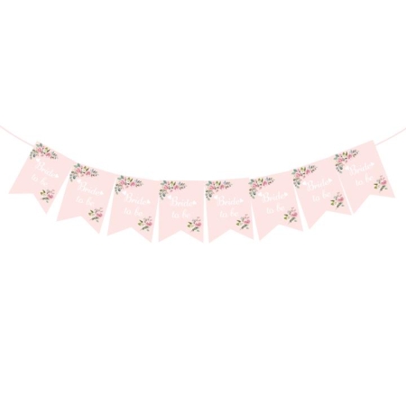 BANER WIECZÓR PANIEŃSKI BRIDE TO BE RÓŻOWY 250cm-6568