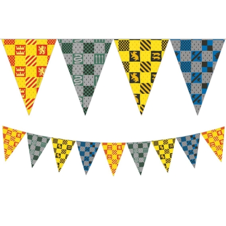 GIRLANDA FLAGI HARRY POTTER HOGWARTS URODZINY-7645