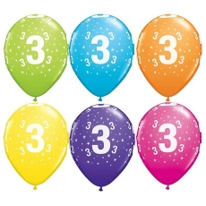 BALON Z NADRUKIEM CYFRY