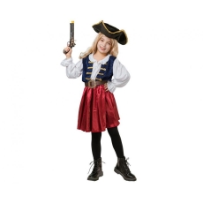 Strój Piratka rozm.110/120,kapelusz,sukienka,pasek