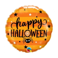 Balon foliowy Happy Halloween 18" pomarańczowy