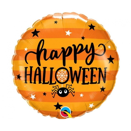 Balon foliowy Happy Halloween 18" pomarańczowy