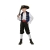 Strój Pirat rozm.120/130cm,4 elementy Jack Sparrow