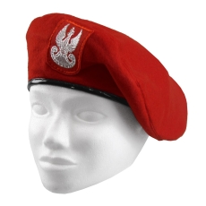 BERET WOJSKA POLSKIEGO CZERWONY ŻANDARMERIA BAL-8577