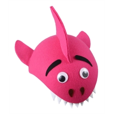 CZAPKA REKIN RÓŻOWY BABY MAŁY SHARK MORZE-8609