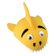 CZAPKA REKIN ŻÓŁTY BABY MAŁY SHARK MORZE-8611