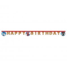 Banner Sonic - Happy Birthday, 200 cm