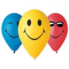 Balon Premium "3 Uśmiechy", 12" / 5szt