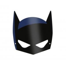 Maski papierowe "Batman" 8 szt.