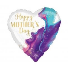 Balon foliowy 18" MOTHER'S DAY ALLURING MARBLE