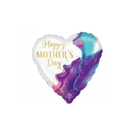 Balon foliowy 18" MOTHER'S DAY ALLURING MARBLE