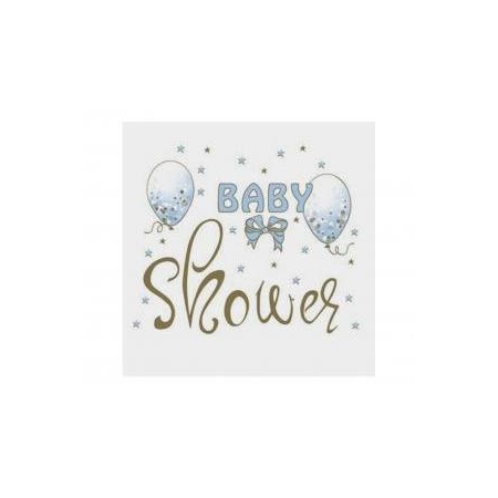 Serwetki Baby Shower Blue, 33x33 cm, 20 szt.