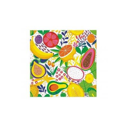 Serwetki PAW wzorzyste Tropical Delight 33x33 cm,