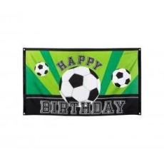 Flaga Football 'Happy Birthday', 90 x 150 cm