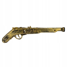 Pistolet złoto-czarny