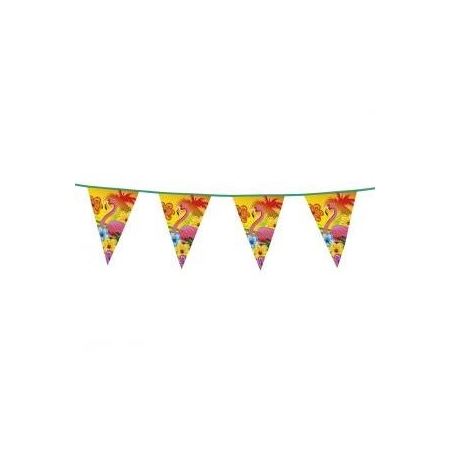 Banner z flagami "Flamingo", 6m