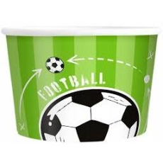Kubek do lodów Football 6szt.