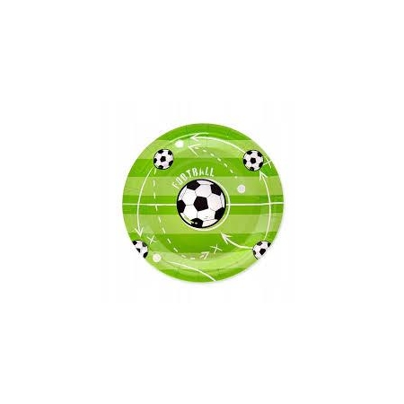 Talerzyk papierowy Football 7cali 6szt.
