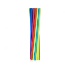 Słomki Rurki papierowe tęczowe 6x197 mm/24 szt.