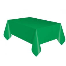 Obrus plastikowy zielony 137x274 cm Urodziny Party