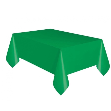 Obrus plastikowy zielony 137x274 cm Urodziny Party