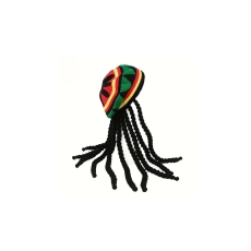 Jamajska czapka miękka rasta