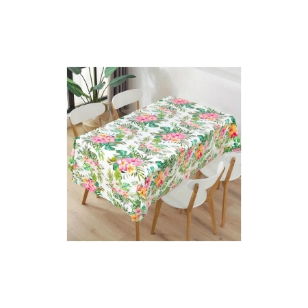 Obrus ALOHA Hawajski liście kwiaty-9302