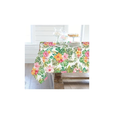 Obrus ALOHA Hawajski liście kwiaty-9306
