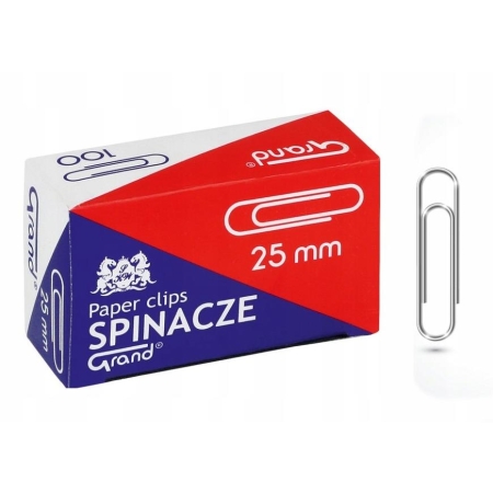 Granda spinacze 25mm 100 szt.