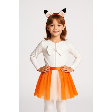 ZESTAW LISICZKA OPASKA I SPÓDNICZKA