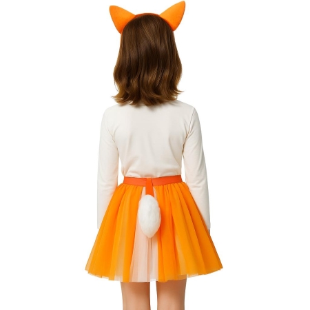 ZESTAW LISICZKA OPASKA I SPÓDNICZKA-9407