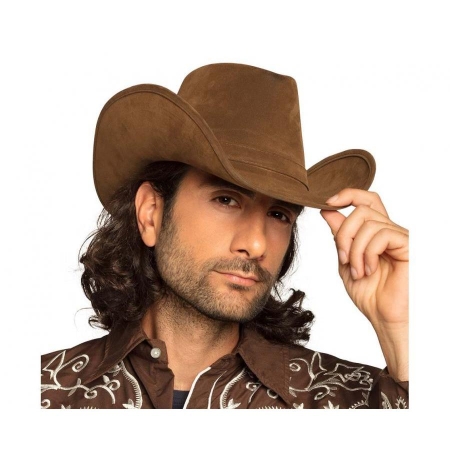 KAPELUSZ DLA DOROSŁYCH WYOMING, BRĄZOWY