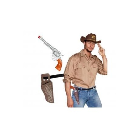 ZESTAW KOWBOJA PAS KABURA PISTOLET
