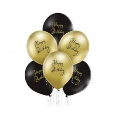 Balony D11 Happy Birthday 1C2S, 6 szt.