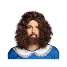 Peruka męska Muszkieter, broda i wąsy