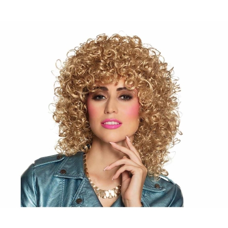Peruka CLUB, kręcone blond włosy