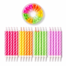 Świeczki Neon 24/24