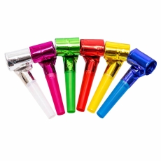 Holograficzne trąbki urodzinowe 50szt