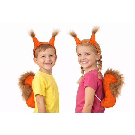 Zestaw wiewiórki kompletny, opaska, ogon akcesoria-9651