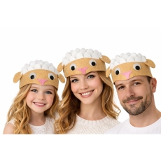 CZAPKA OWIECZKA FILC OWCA JASEŁKA BARANEK TEATR -1720