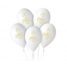 BALONY PASTELOWE PIERWSZA KOMUNIA ŚWIĘTA